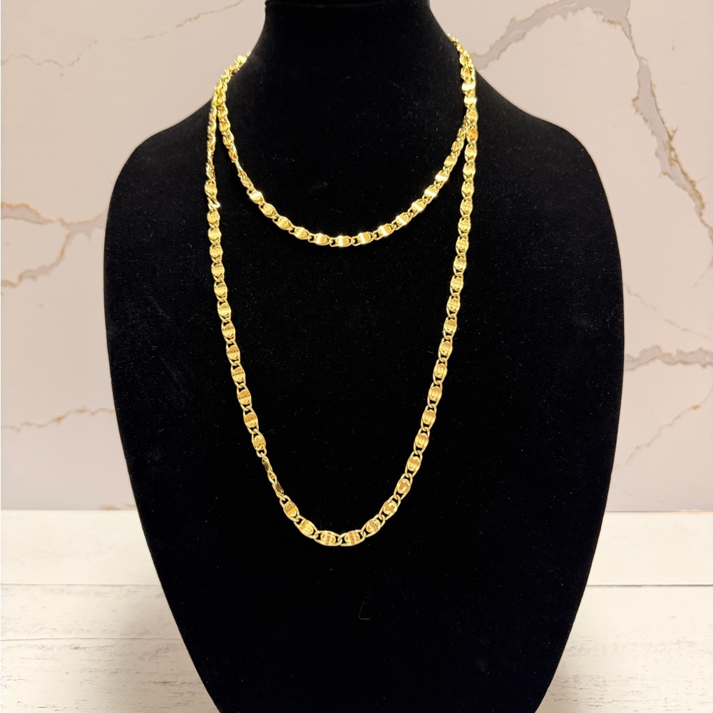 Elegant Gold long Necklace
